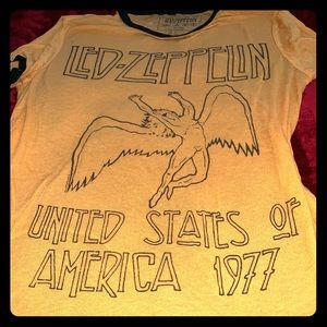 A Led Zeppelin concert shirt